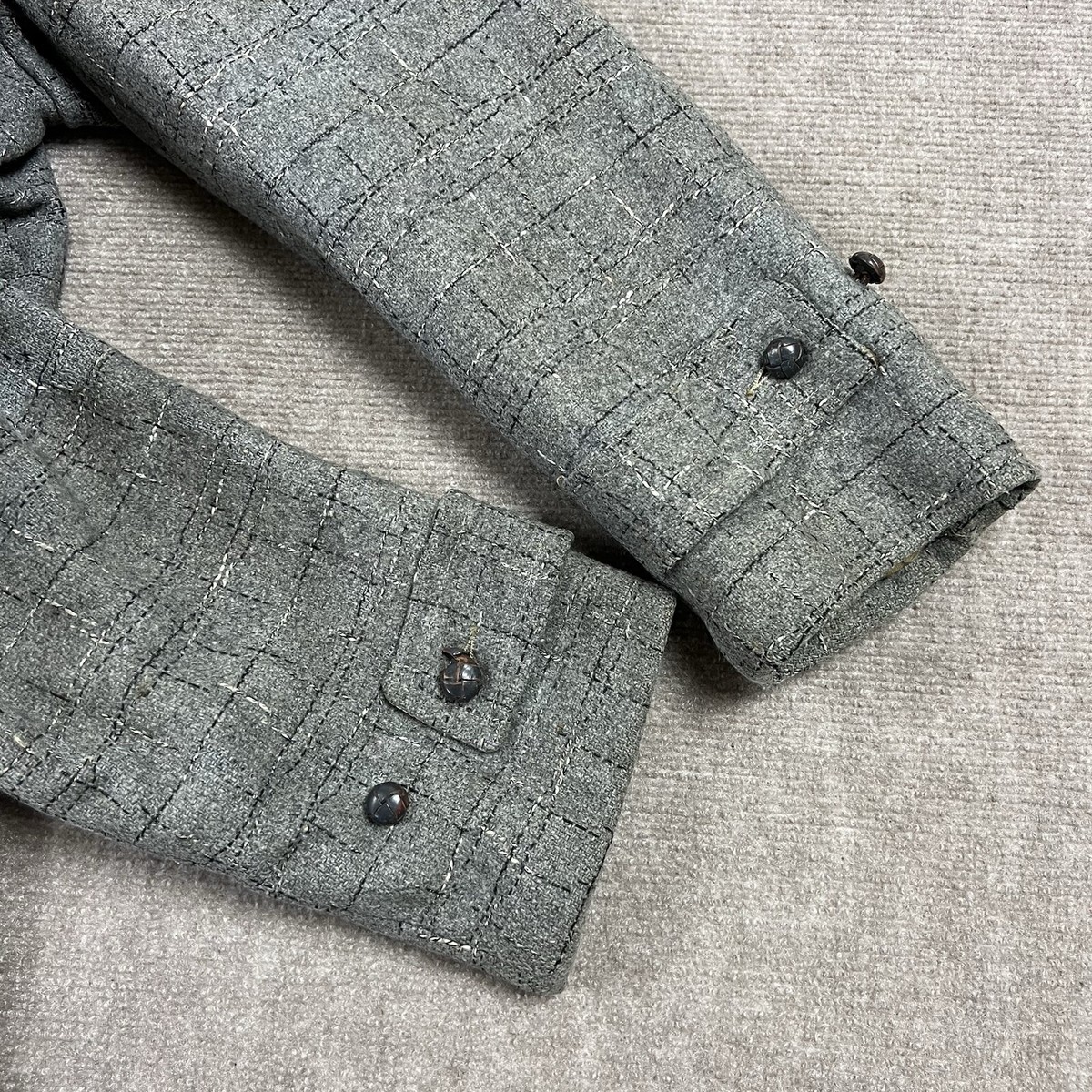 Vintage 50s Cooper Atomic Fleck Wool Car Coat Jacket Size Vintage 50s Cooper Atomic Fleck Wool Car Coat Jacket Size