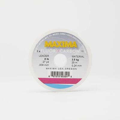 Maxima Fishing Line Leader Wheel, Fluorocarbon, 8Pound, 27Yard