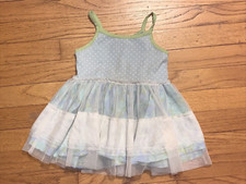 Matilda Jane Hello Lovely Dainty Dancer Sheer Tulle/Floral Dress Size 2T