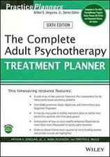 Practice planners Complete Adult Psychotherapy Treatment Planner by Timothy