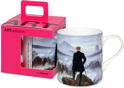 Könitz Tasse Wanderer ... by Caspar David Friedrich ARTSele Fine Bone China