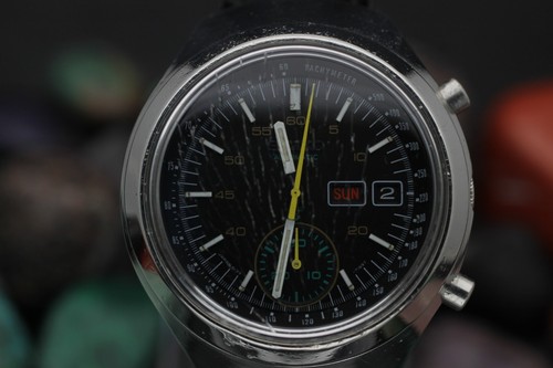 C. 1971 Vintage SEIKO "Helmet" Automatic Chronograph 6139-6002 Steel Mens Watch - Picture 4 of 5