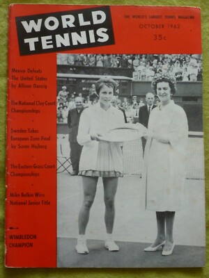 WORLD TENNIS / 1962 OCT / THE NATIONAL CLAY COURT CHAMPIONSHIP /