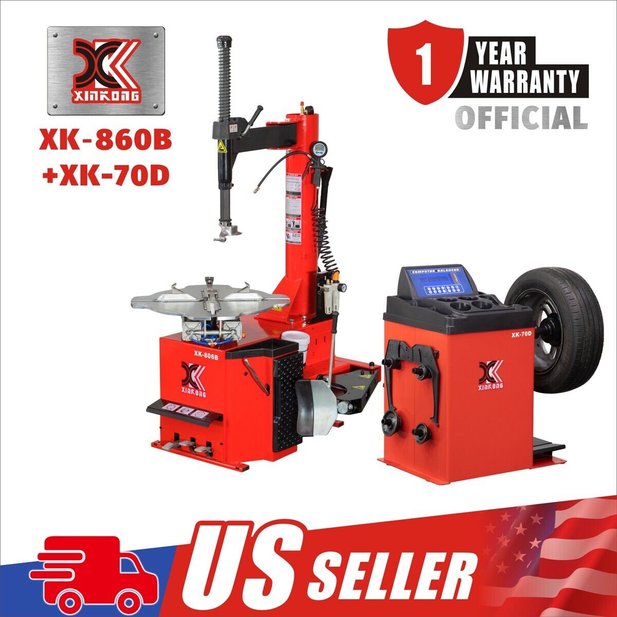 XK 806B 70D Tire Changer Wheel Balancer Machine Combo 14-28 XK 806B 70D Tire Changer Wheel Balancer Machine Combo 14-28