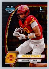 Jayden Higgins-2024 Bowman University Chrome 1st Bowman #94 Iowa State