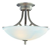 Trans Globe Lighting 6405 Bn 2-light Semi Flush Ceiling Light Fixture, Brushed N on sale Trans Globe Lighting 6405 Bn 2-light Semi Flush Ceiling Light Fixture, Brushed N on sale