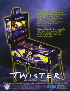 Twister Pinball (SEGA) CPU v4.05 / DISPLAY v4.0 ROM Upgrade set