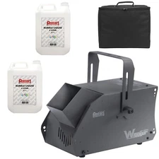 Antari Master W-101 Bubble Machine Wireless Remote Control w Fluid & Case Pack