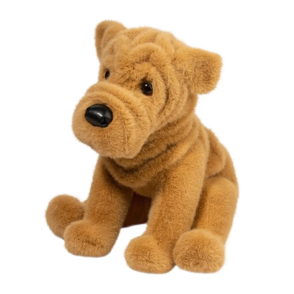 ✤ Nuevo DOUGLAS CUDDLE TOY Peluche SHAR PEI Cachorro Perro Peluche Suave Animal Foto 3 de 4