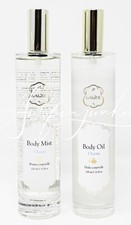 Laline Body Ocean Body Mist Perfume Spray  Body Oil Made In Israel Hawaii 2pc