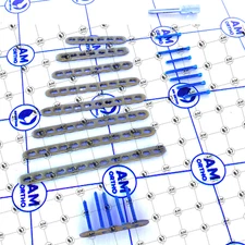 2.7mm Safety Locking Small Straight Plates 5Hole to 13Holes & Screw 70Pcs Set Ti