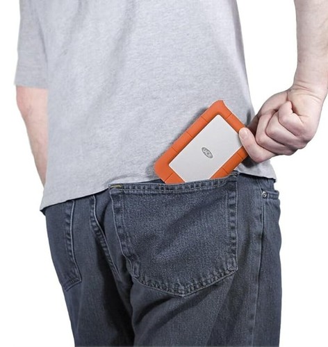 LACIE RUGGED MINI 2TB 2.5" PORTABLE EXTERNAL HARD DRIVE - Picture 2 of 4