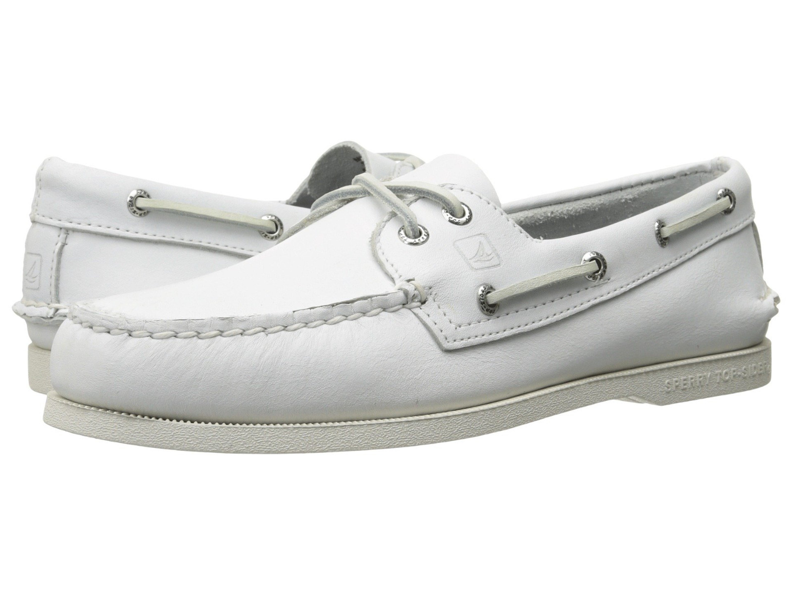 Men's SPERRY Top Sider Authentic Original Slip On Leather Boat Shoes EXTRA WIDE eBay