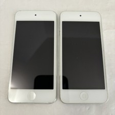 Lot of 2 Apple iPod Touch 6th Generation Silver 16GB - For Parts or Repair