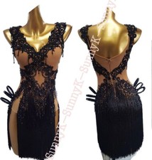 SunnyK Handmade Samba Ballroom Swing Salsa Rumba Latin Dance Dress RHYTHM
