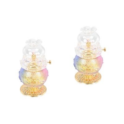 2pcs Verstellbare Kerosin -Lampe Vintage Desktop Öllampe in Innenöllampe
