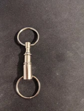 Quick Release Metal Breakaway Pull Apart Key Ring / Chain Keychain Free Shipping