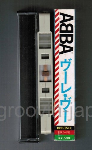 ABBA Voulez-Vous JAPAN CASSETTE TAPE DCP-1511 w/SLIP CASE + INSERT Free S&H/P&P - Picture 4 of 5