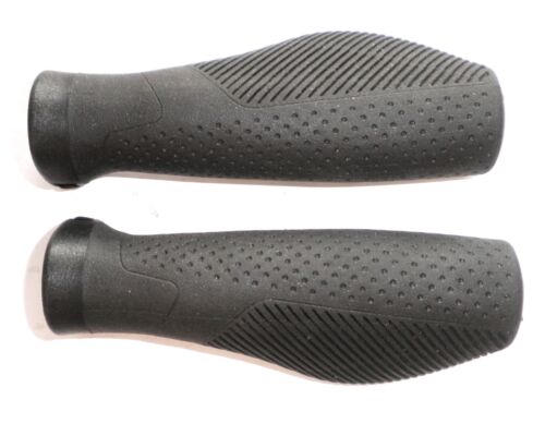 CANNONDALE ERGONOMIC CLAMP-ON BLACK BICYCLE HANDLEBAR GRIPS BIKE PARTS 497-2 - Picture 1 of 4
