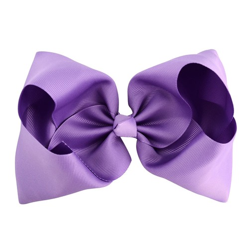 20 Pcs 6 inch Baby Girls Huge Grosgrain Ribbon Boutique Hair Bows Kids Hair Clip - Picture 8 of 12