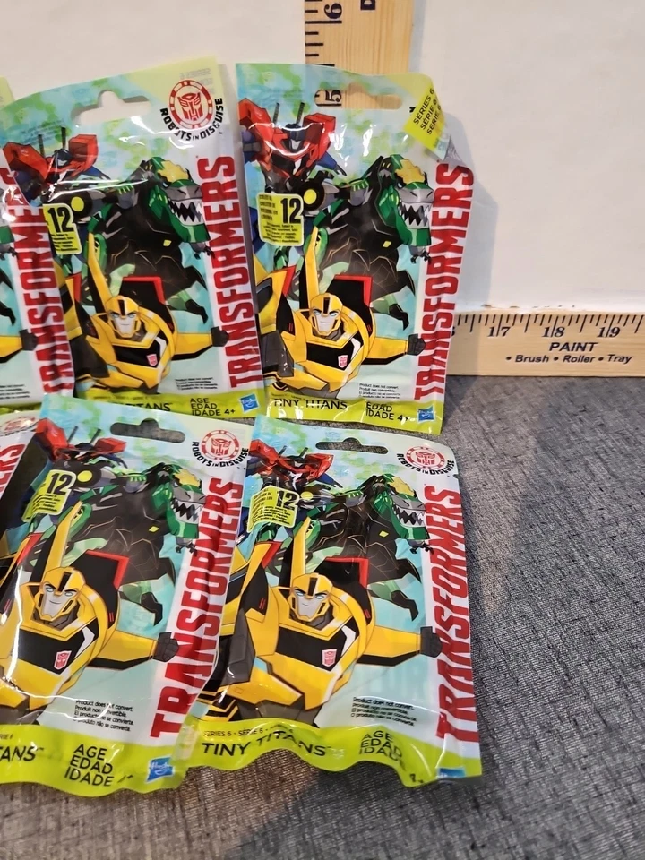 Transformers Robots In Disguise Tiny Titans Serie 6 Lote de 6 Bolsas Ciegas Foto 2 de 4