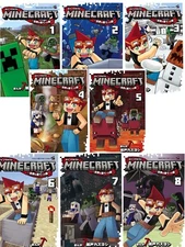 MINECRAFT - Journey to the End of the World - Vol. 1-8 Japanese Comic Manga NEW