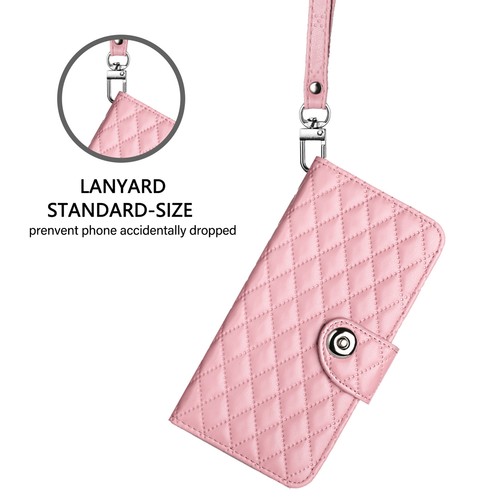 Custodia a portafoglio pieghevole in pelle per Samsung Galaxy S25 Edge S24 FE - Foto 48 di 91