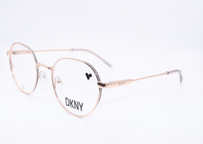 NEW DKNY DK1032 770 ROSE GOLD AUTHENTIC DESIGNER FRAMES EYEGLASSES 48-20