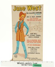 2067 Jane West Best of the West Johnny West 1965 Marx Vintage 11" Doll