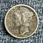 1916 Mercury Dime Winged Liberty Head 10C Philadelphia Silver Business Strike
