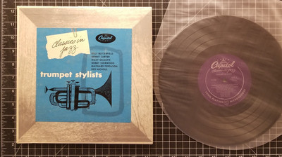 MILES DAVIS Trumpet Stylists 10'' 1952 VG/VG+ DIZZY GILLESPIE John Coltrane ROACH