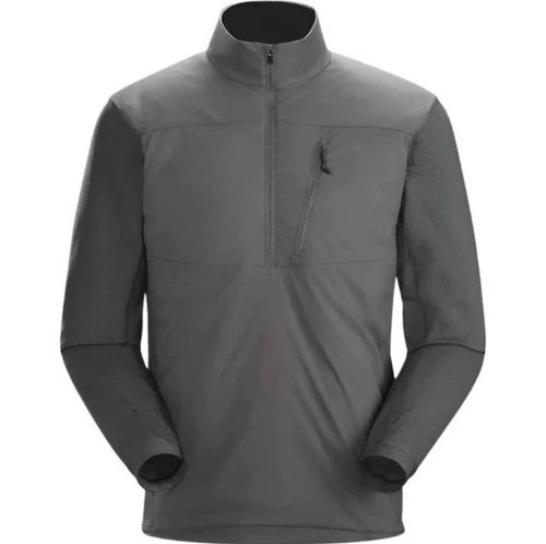 New Arc'teryx Leaf Naga AR Pullover Jacket Wolf Gray Medium Men image 2