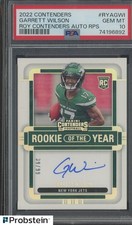 2022 Contenders ROY Garrett Wilson Jets RC Rookie AUTO 39/99 PSA 10 GEM MINT