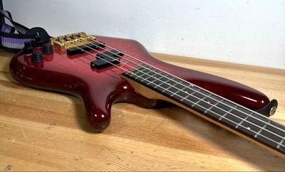 Ibanez SR series 4-string electric bass red made in Japan with