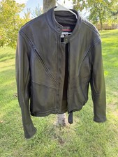 Vintage Brooks Leather Sportswear Motorcycle Jacket – Made in USA – Size 42