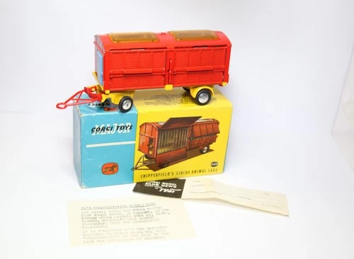 Corgi 1123 Chipperfields Circus Animal Cage In Original Box - Near Mint Lot 1