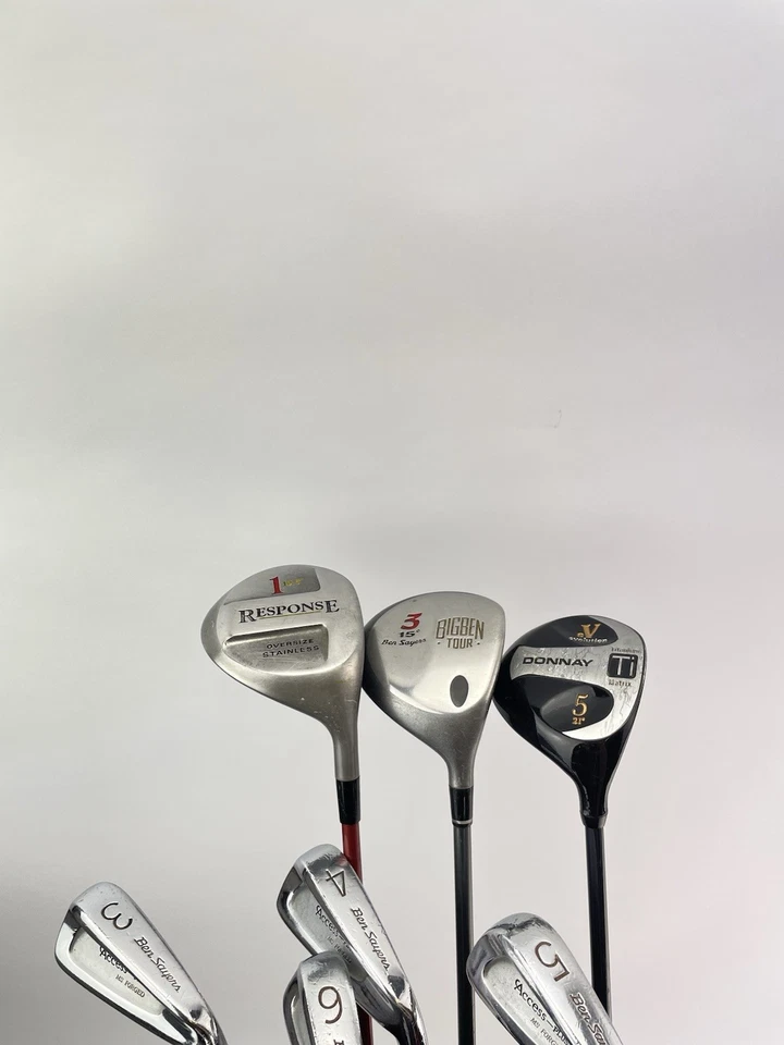 Mens Golf Package Set 13 Clubs Regular Flex /Right /New Grips /Cart Bag /28308 - Image 2 of 4