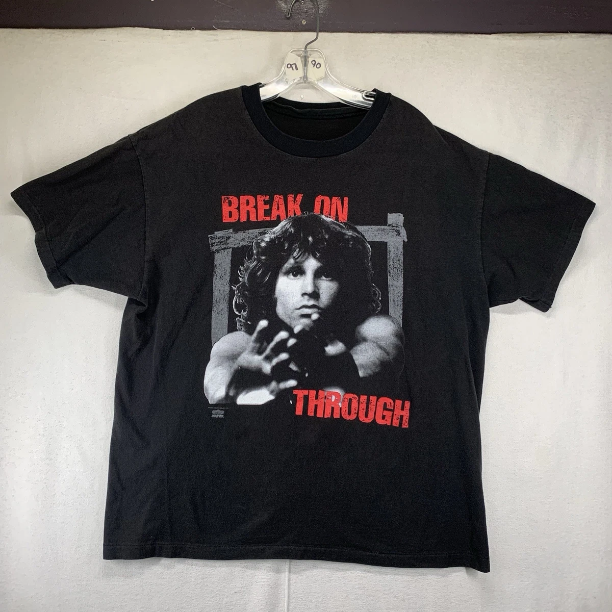 T-Shirt The Doors - Jim Morrison 'Break On Through' - Homme/Unisexe 100% Coton - Neuf Avec Étiquettes