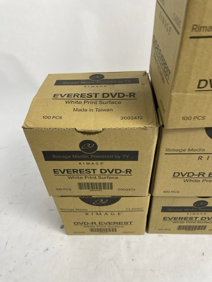 7 x 100 - New Rimage Everest White PrinWhite  Surface Thermal DVD-R 2002047 - Image 4 of 4