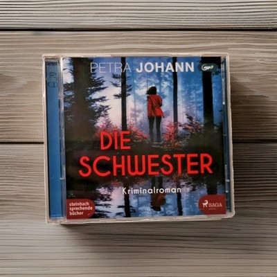 HÖRBUCH - Petra Johann: Die Schwester (Kriminalroman) 2 mp3 - CDs - TOP-Zustand
