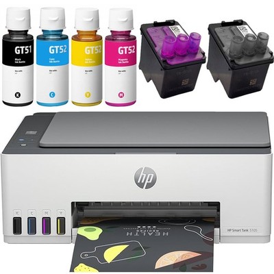 HP Smart Tank 5105 WLAN All-in-One Farbdrucker + Tinten