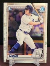 2020 Bowman Draft Chrome Daniel Cabrera #BD-62 1st Bowman RC