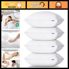 Soft Supportive Bed Pillows for Side  Back Sleepers, Oeko-Tex Down Alternative,