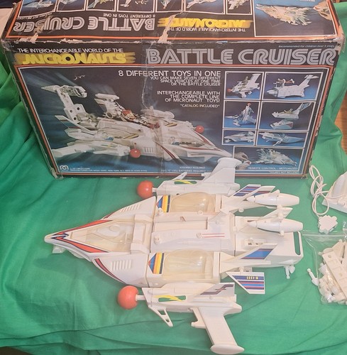Micronauts Battle Cruiser Mego Vintage 100% Complete With Instructions And Box