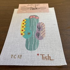 NEW Sundance Designs Needlepoint Handpainted Canvas Tish Cassandra