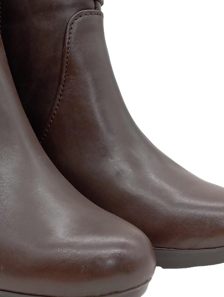 GEOX Botas con cremallera Mujeres Botines Talla EU 40 marrón estilo «business» - Imagen 3 de 4