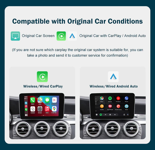 Mercedes A Class / GLA / CLA Wireless Apple CarPlay & Android Auto Retrofit - Picture 3 of 12