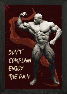 Ronnie Coleman Gym gerahmtes Wandbild Poster Leinwanddruck Bild