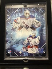 2026 Fanatics Emanate under Wraps Henrik Lundqvist New York Rangers Signed 07/10