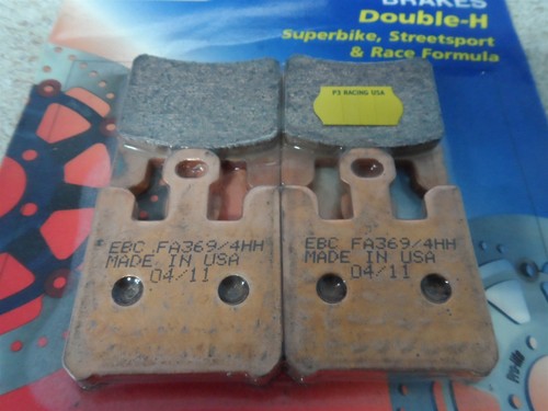 NOS EBC Double H Brake Pads Suzuki Kawasaki Yamaha Triuph MV Agusta FA369/4HH - Picture 2 of 4